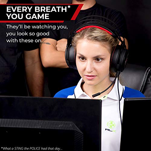 Gamer Headset with Microphone 3D HD Stereo Sound Video Gaming Wired Headphones for PS4 & PS5