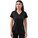 Adar Pro Scrubs for Women - Sweetheart V-Neck Scrub Top