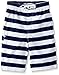 Kanu Surf Toddler Boys' Troy Quick Dry Beach Swim Trunk, Navy/White, 4T