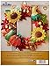 Bucilla Felt Applique Wreath Kit, 15-Inch Round, Harvest Time