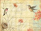 Lang Perfect Timing Hummingbirds Deluxe Note Card Set by Susan Winget, 5.25 x 4 Inches, 12 Cards and Envelopes (2080513)