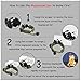 NEW-Vi Survival Bracelet, 5 in 1 Adjustable Survival Paracord Bracelet, Survival Gear Kit Includes Upgrade Compass, Loud Whistle