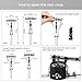 ASUMA 153 PCS Watch Repair Kit Professional Spring Bar Tool Set,Watch Battery Replacement Tool Kit,Watch Band Link Pin Tool Set with Carrying Case and Instruction Manual.