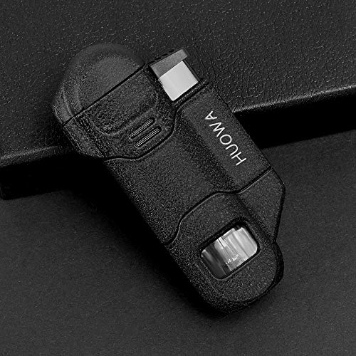 HUOWA Triple Jet Torch Lighter with Cigar Punch Cutter Tool and Gas Window, Unique Turbo Quadruple Red Flame Butane Refillable Gadgets for Men Gift Ideas