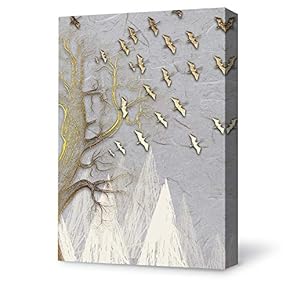 Canvas Wall Art for Living Room,Bedroom Home Artwork Paintings Abstract Art Ready to Hang - 12x18 inches