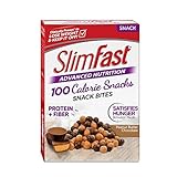 SlimFast Advanced Nutrition 100 Calorie Snack Bites, Peanut Butter Chocolate, 5 Count