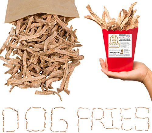 Sweet Potato Fries for Dogs - Vegan &amp; Gluten-Free Dog Treats Made in the USA Only, Limited Ingredient Organic Superfood