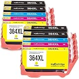 Für HP 364XL Schwarz BK + Farbe Set Drucker Tinten-Patronen Deskjet 3070A 3520