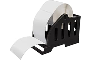 Ü Heartray Label Holder for Rolls and Fan-Fold Labels,Black Stand for 4x6" Thermal Label Printer