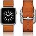 Apple Watch Band 42mm – iWatch Bands 42mm Apple Watch Band Men & Women for Series 3 Series 2 Series 1 Nike Hermes and Sport Edition by Innoavations – Matte Brown Leather