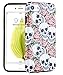 Dimaka Case for iPhone se, iPhone 7 and iPhone 8, Skeleton and Rose Design Protective Case,2 Layers PC+TPU Shock Resistant and Drop Proof Case for iPhone se,iPhone 7 & 8 (Skeleton, iPhone 7 and 8)