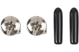 Metal Speed Jump Rope Screws and End with Nuts, Adjustable Bearing Accessories for Fitness Skipping Ropes, Gym Training and H