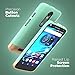 Motorola Droid Turbo 2 Case, Encased (SlimSHIELD Edition) Ultra Slim Cover (Full Coverage) Hybrid Slider Shell (Mint Green)