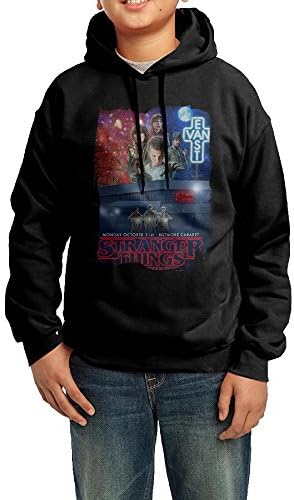 Telle AH Custom Stranger Things Poster Boys Girls Youth Kids Hooded Sweatshirt