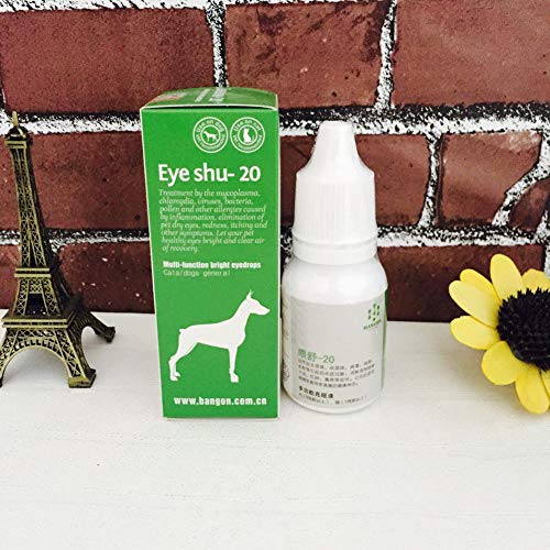 AUOKER Dog/Cat Eye Drops Wash Cleaner, 100% Natural Effective Dewormer Dogs Cats, Refresh Tears Lubricant Eye Drops, Removes Debris, Relieves Eye Redness Irritation from Allergies- 0.7oz - Thumbnail 4