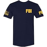 Law Enforcement - Police EMS FBI Fire Rescue Sheriff K-9 Two-Sided T-Shirt | Halloween Costume Cosplay Accessory