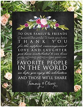 Wedding Thank you Sign, Wedding Signs