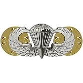 Army Dress Badge: Parachutist - miniature, mirror finish