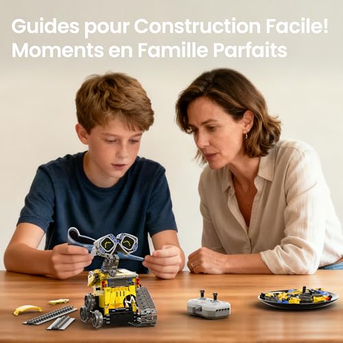 Sillbird Robot Kids Boys, 5 in 1 Technic Programmable Robot with App and Remote Control, Educational Roboticset for Girls 8-12 Years, Birthday or Christmas Gift (473 Pieces)