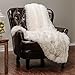 Chanasya Premium Solid Faux Long Fur Throw Blanket - Soft, Fuzzy Throw Blanket - for Bed or Couch - 50