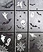 jollylife 174PCS Halloween Spider Webs Window Clings Decorations - Spiders Ghosts Bats Decals Haunted House Party Ornaments