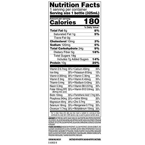 SLIMFAST MEAL REPLACEMENT SHAKE, ORIGINAL FRENCH VANILLA, 10G OF READY TO DRINK PROTEIN, 11 FL. OZ BOTTLE, 4 COUNT (PACK OF 3) (PACKAGING MAY VARY)