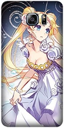 Samsung Galaxy Note 5 Case, Anime Girl Sailor Moon Protective Case Bumper [Anti-Slip] [Good Grip] with Aesthetic Print Hard Back Cover for Samsung Galaxy Note 5