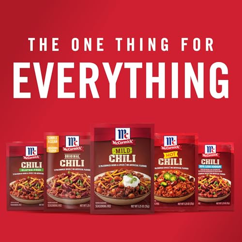 MCCORMICK CHILI SEASONING MIX PACKET, MILD, 1.25 OZ
