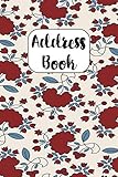 Address Book: Cute Floral Address Book with