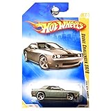 Hot Wheels 2008 New Models Dodge Challenger SRT8 Grey Gray Silver with Black Stripes