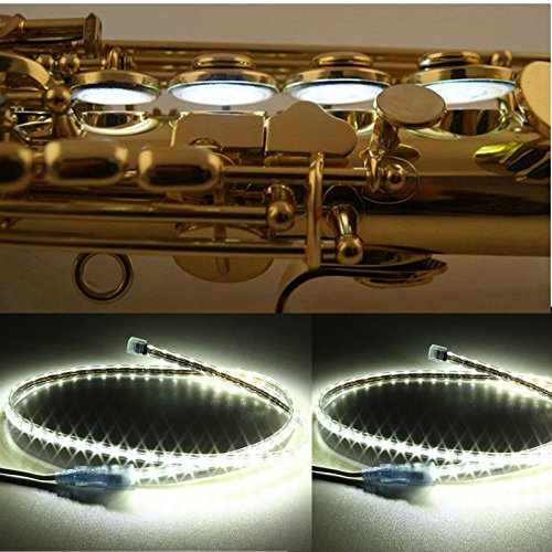Algol - 1PCS 100cm LED Leak Light Sax Repair Tool For Saxophone Clarinet Flute Oboe Woodwind Instruments Parts & Accessories EU P - Thumbnail 2