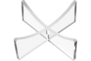 HEMYLU Ball Stand 4-Pack, Acrylic Display Stand for Softball, Baseball, Tennis Ball and Field Hockey Ball, Ball Display Holder for Storage and Displaying