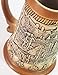 Beer Stein by HauCoze German Beer Stein Mug Drinking Tankard Handmade Gifts Souvenirs Engraved Ancient City Landscape Relief Food Safe Approved Giftbox 1 Litre