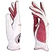 Women Luxury Golf Gloves For Both Hands Cabretta Leather Lady Golf Glove - Size S to 2XL