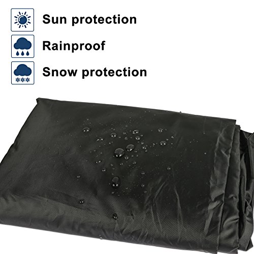 Nasharia Grill Cover,Waterproof BBQ Cover with Sealed Seam,Heavy Duty Waterproof Barbecue Gas Grill Cover for Most Brands of Grill, Special Fade and UV Resistant Material, Waterproof Weather Resistant