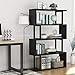 Tribesigns 4 Shelf Bookcase Modern Bookshelf, 4-Tier Display Shelf Storage Organizer for Living Room, Home Office, Bedroom (Black)