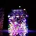 Albrillo Copper String Lights Color Changing 100 LEDs 33ft with Power Adapter, UL Listed