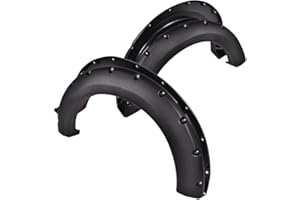 GRAND ORANGE Fender Flares, Fit Ford F150 2004-2008 Styleside with 66.0" / 67.0" / 78.0" / 96.0" Bed Length, Fit Lincoln Mark LT 2007-2008 Styleside with 67.0" / 78.0", Textured Riveted Style