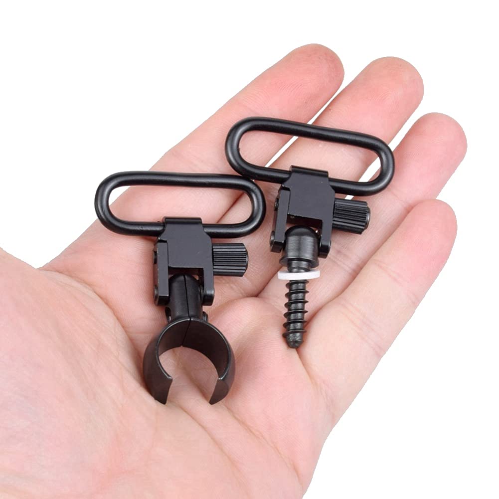 OAREA Lever Action Rifle Sling Mount Kit Split Band with 1'' QD 115 Sling Swivels for Winchester Marlin Mossberg