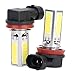 HOTSYSTEM 2000 Lumens Super Bright H8 H11 COB LED Headlight Fog light Bulb White 2 Pack