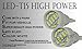 x4 White T15 906 579 901 908 9 LED Super Bright 9-SMD LED Parking Light Bulbs