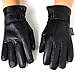 Alpine Swiss Mens Gloves Dressy Genuine Leather Warm Thermal Lined Wrist Strap BLK M