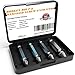 MOOCOM Extractor HSS Broken Bolt and Damaged Screw Extractor 4 Piece Kit Comes with Case. Removes All Kinds of Screws and Bolts. Speed Out Style Dual Tip Design Requires No Drill Bits