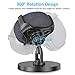 Pobon Table Holder for Dot 3rd Generation, 360° Adjustable Stand Bracket Mount for Smart Home Speaker, Improves Sound Visibility and Appearance, Dot Accessories