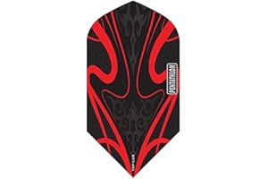 US Darts Pentathlon TDP Lux RED Slim Dart Flights - 3 Sets (9 Flights) - 100 Micro Ex-Tough