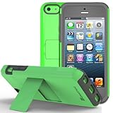GreatShield Legacy Series Ultra Slim Fit Dual Layer Hybrid Case with Kickstand for Apple iPhone 5 / 5S / 5C (Green)