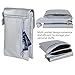 MINICAT Roomy Pockets Series Small Crossbody Cell Phone Purse Wallet Bag With Magnetic Button(Silver)