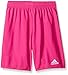 adidas Youth Parma 16 Shorts, Shock Pink/White, X-Small