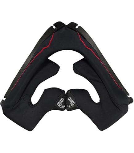 K1 S Street Helmet Top Liner for AGV K1, Thicker Center Pad, Motorcycle Helmet Accessories, Black (Large) : Automotive