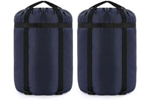 Borogo Compression Stuff Sack, 24L/36L/46L Sleeping Bags Storage Stuff Sack Organizer Waterproof Camping Hiking Backpacking Bag for Travel - Great Sleeping Bags Clothes Camping